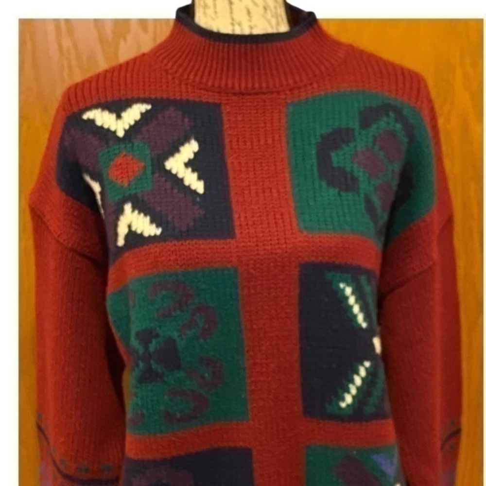 GINA PETERS UGLY CHRISTMAS  SWEATER SIZE M